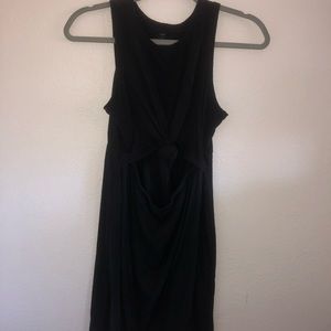 Aerie tie front t-shirt dress